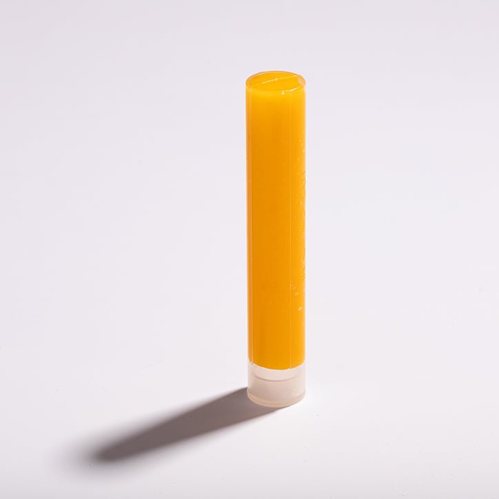 Luscentra citrus vitamin C shower capsule on a white background.